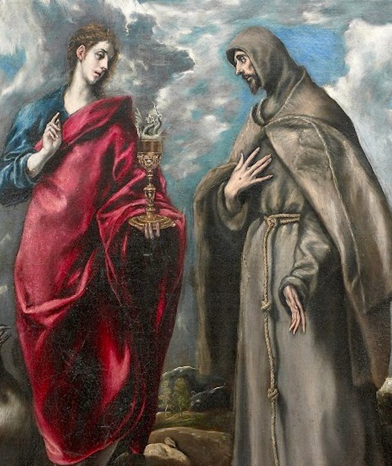 San Giovanni Evangelista e San Francesco d'Assisi San Giovanni Evangelista e San Francesco d'Assisi