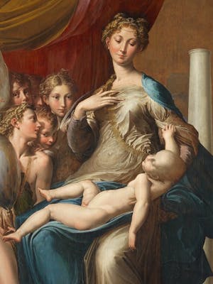 Madonna col Bambino e Angeli (Madonna dal collo lungo)