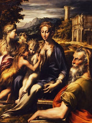 Virgin with Child, St John the Baptist, Magdalene and Zachariah