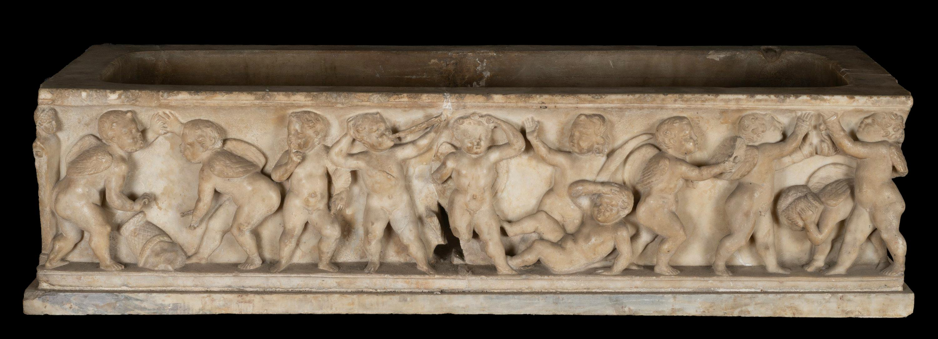 Sarcophagus with Erotes in Athletic Contests