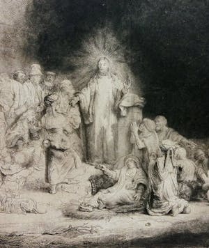 Christ healing the sick (“The hundred florin print”)