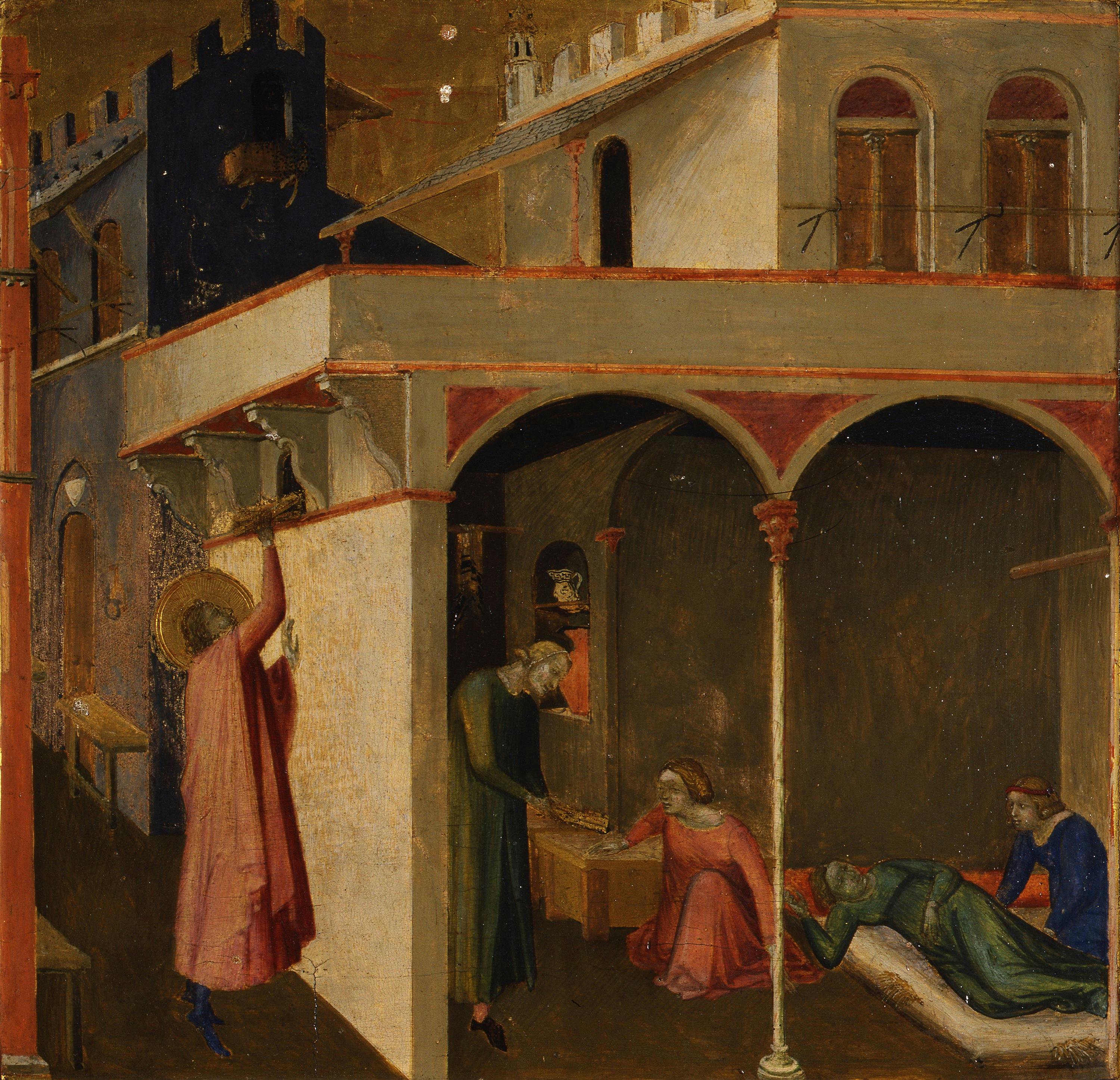 L’elemosina di san Nicola; san Nicola ordinato vescovo di Myra