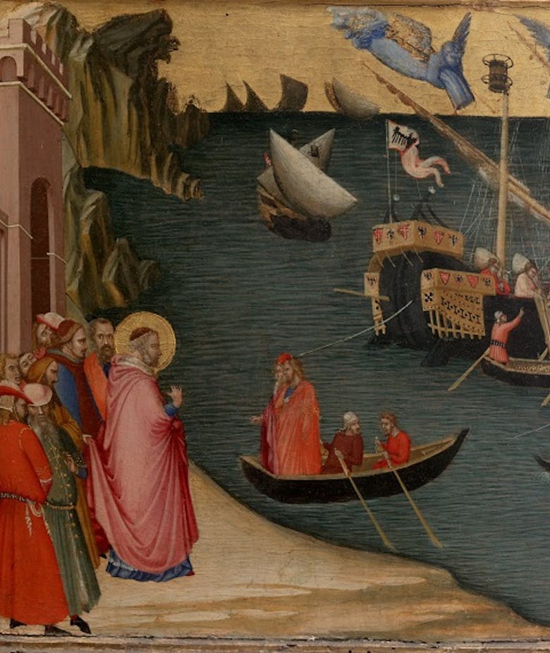 Il miracolo delle navi granarie; san Nicola resuscita un fanciullo Il miracolo delle navi granarie; san Nicola resuscita un fanciullo