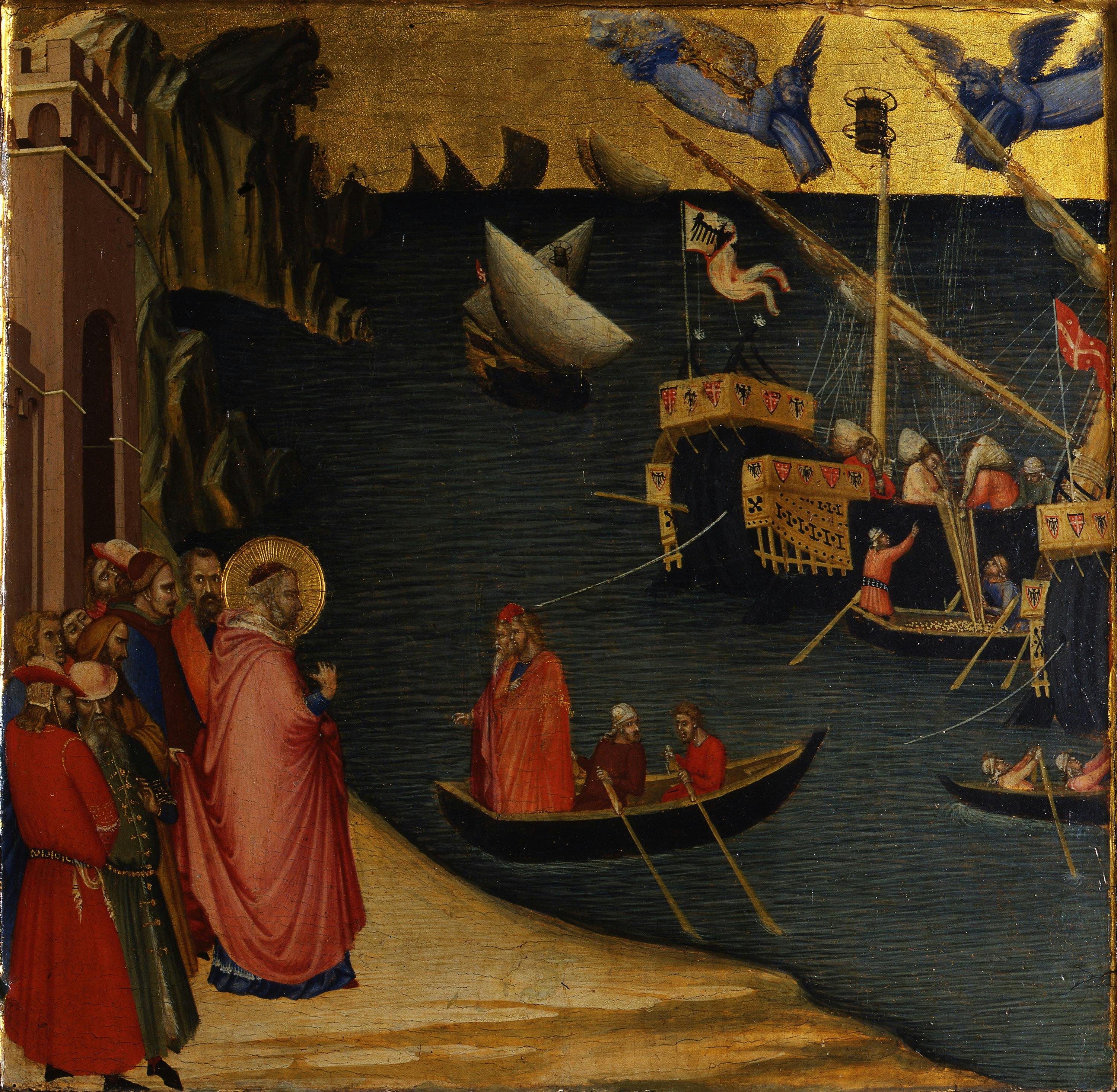 The miracle of the grain ships: St Nicholas resuscitates a young boy