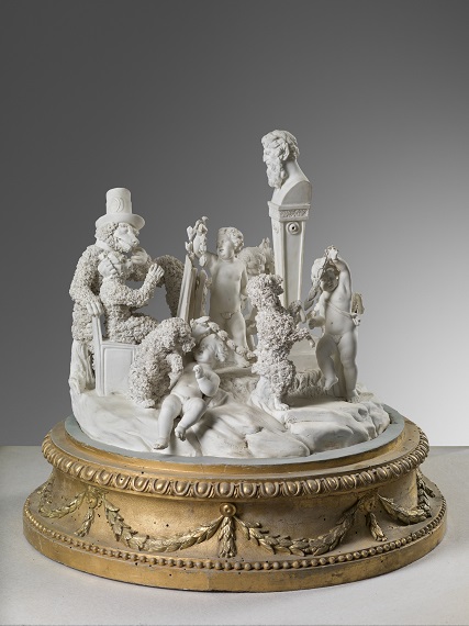 The School of Bears by Naples Royal Porcelain Manufactory