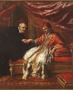 San Filippo Neri guarisce dalla gotta Clemente VIII