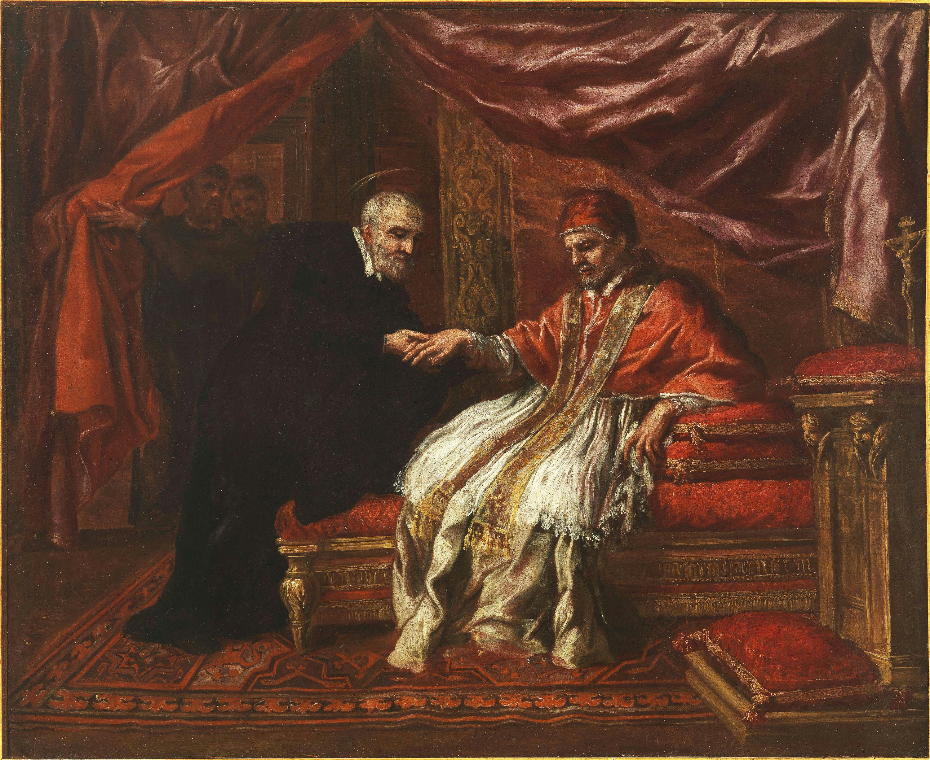 San Filippo Neri guarisce dalla gotta Clemente VIII