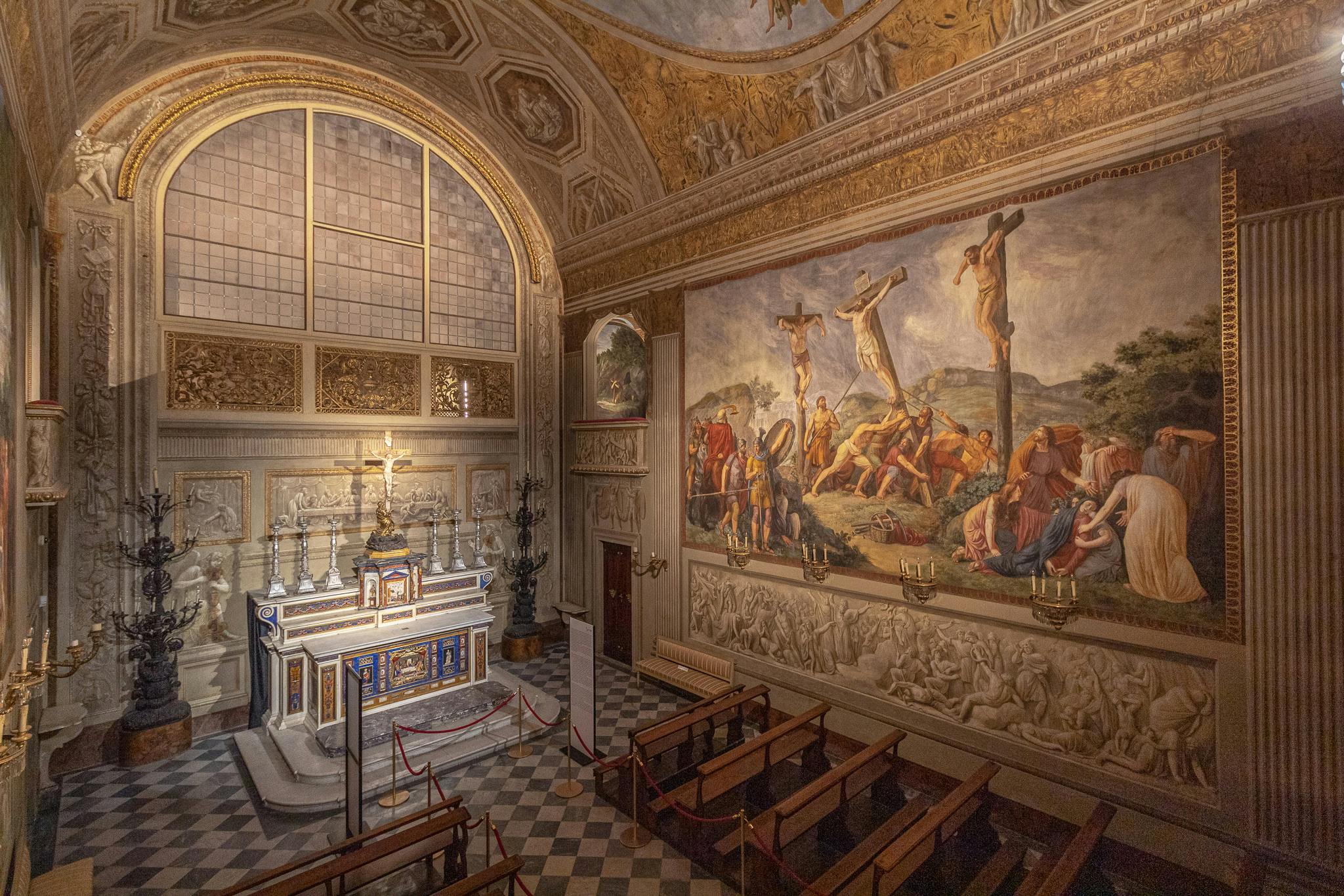La decorazione pittorica di Luigi Ademollo nella Cappella Palatina