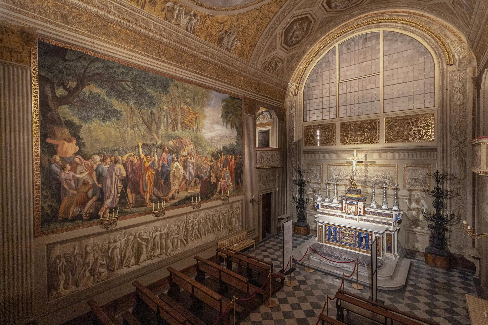 La decorazione pittorica di Luigi Ademollo nella Cappella Palatina