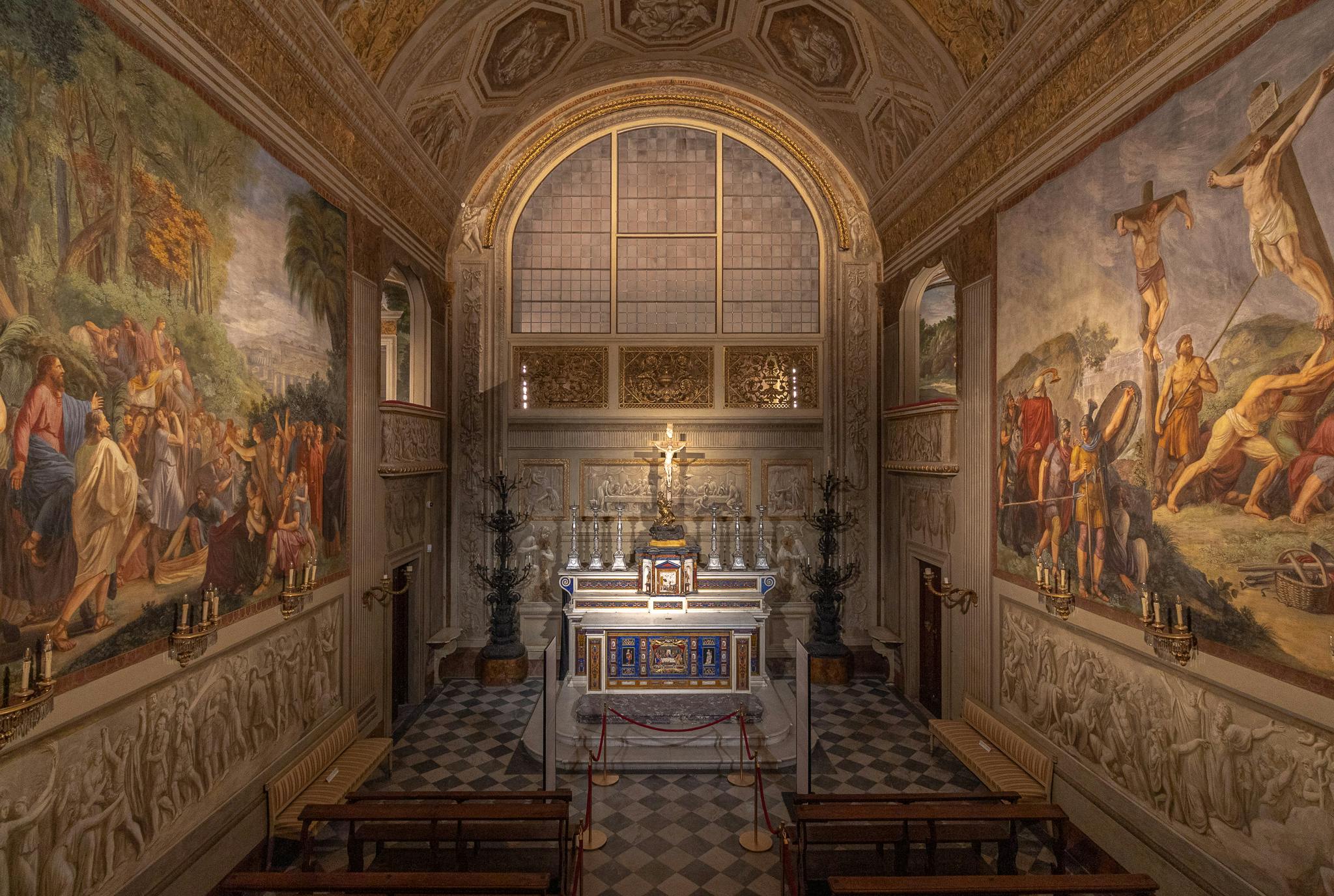 La decorazione pittorica di Luigi Ademollo nella Cappella Palatina