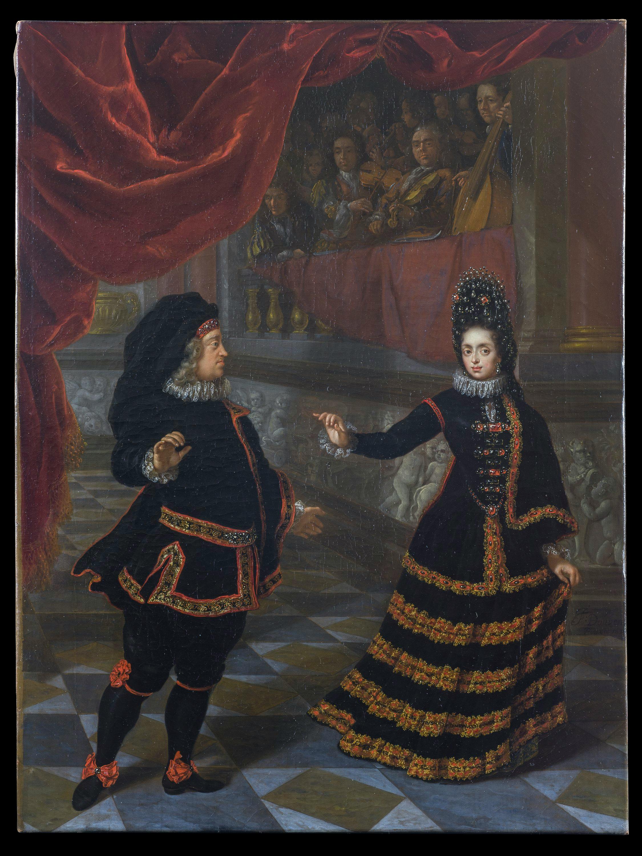 Jan Frans Van Douven, Anna Maria Luisa de'Medici e l'Elettore Palatino,1695