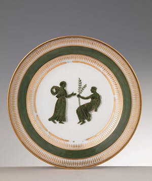 Dishes for dessert set