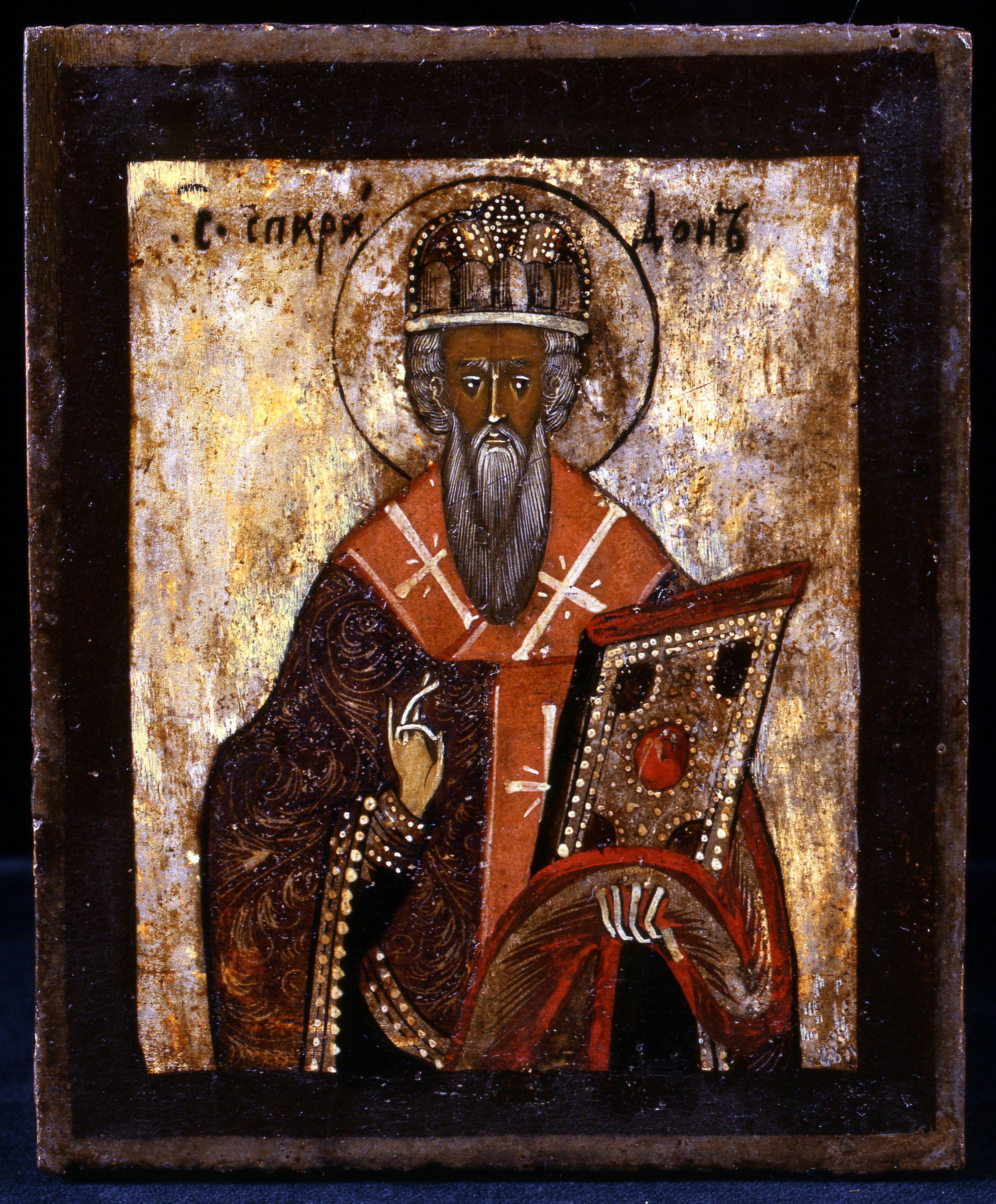 Icona Il santo Spiridione, vescovo di Trimitonte