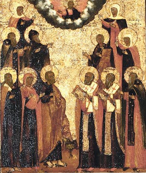 Saints in prayer