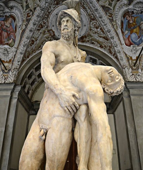 Menelaus and Patroclus (or Ajax and Achilles)
