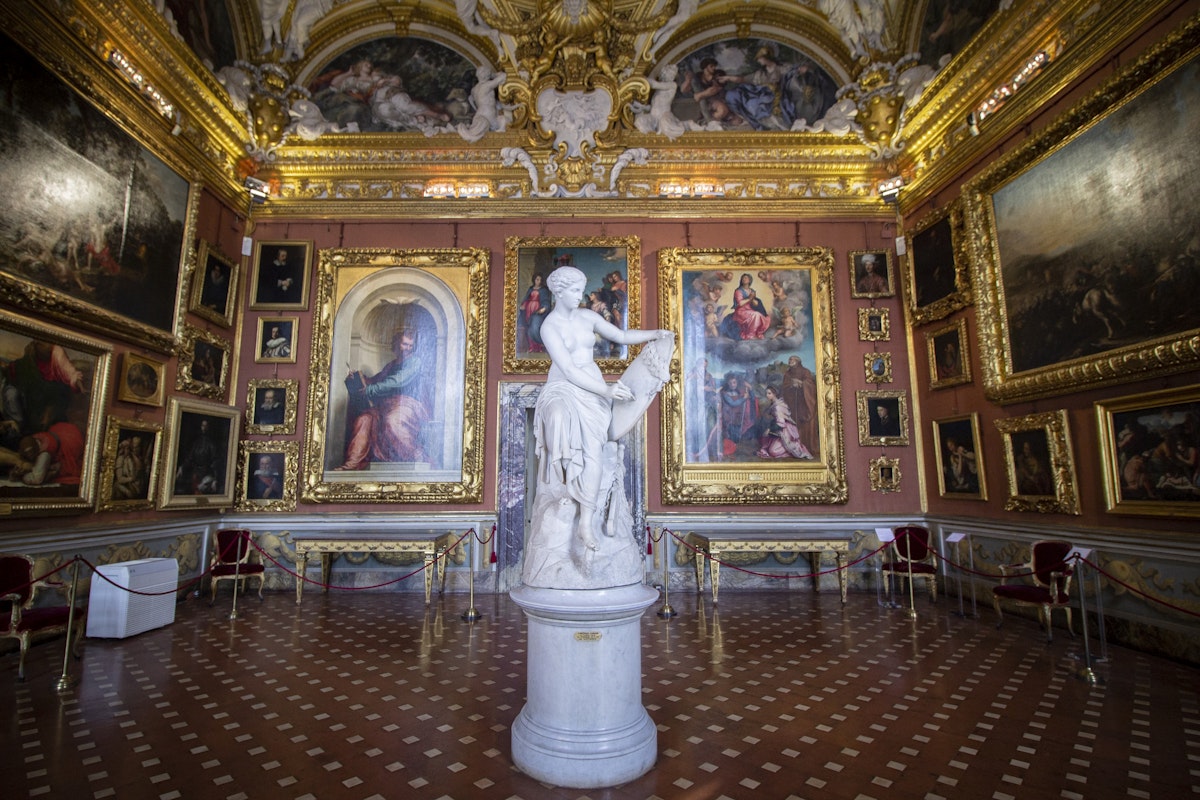 Palatine Gallery interior at Pitti Palace