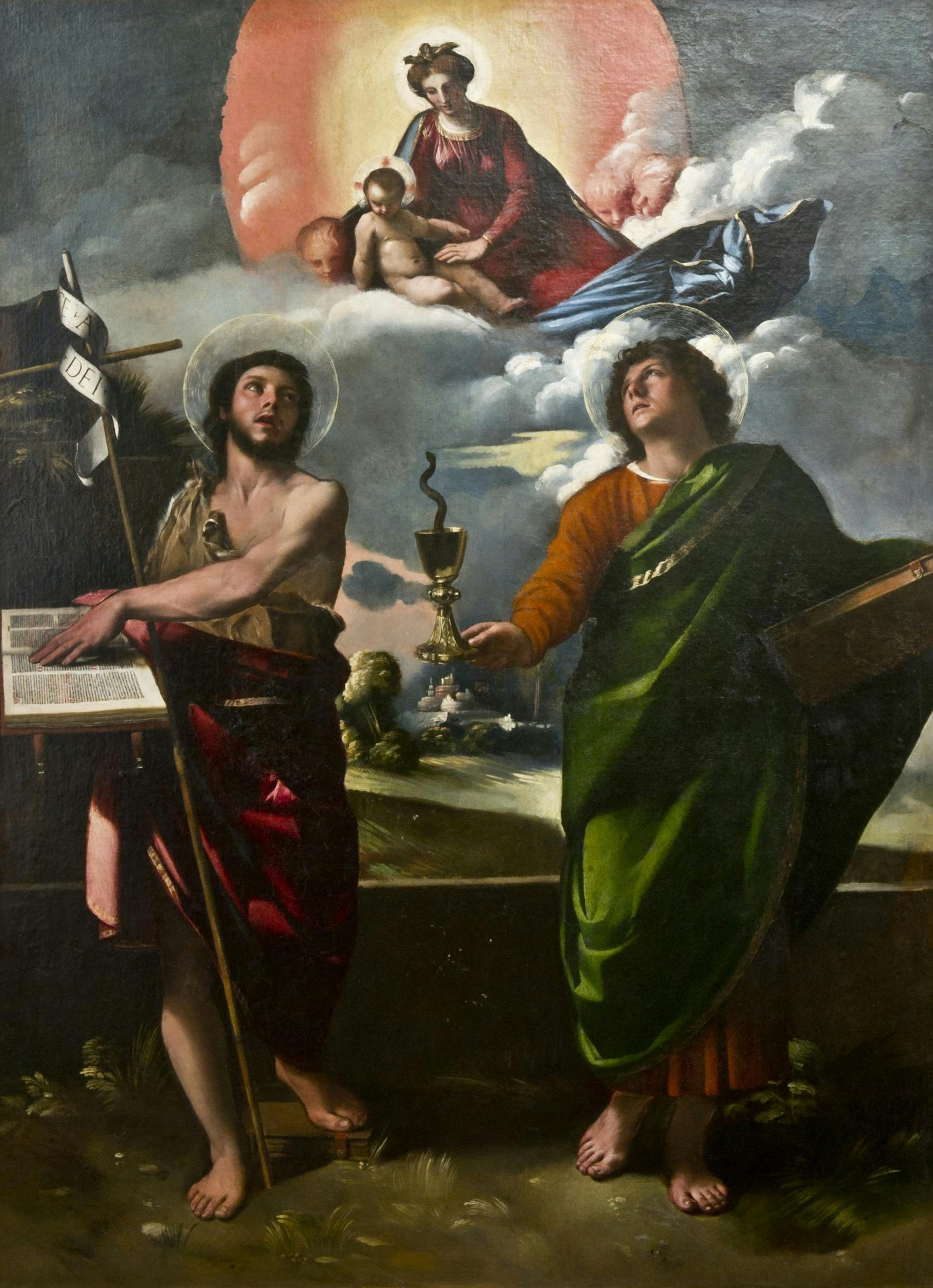 Apparizione della Madonna con il Bambino ai santi Giovanni Battista e Giovanni Evangelista