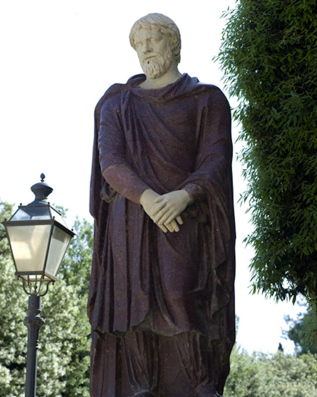 Statue of a barbarian prisoner (Dace capillatus o comatus)
