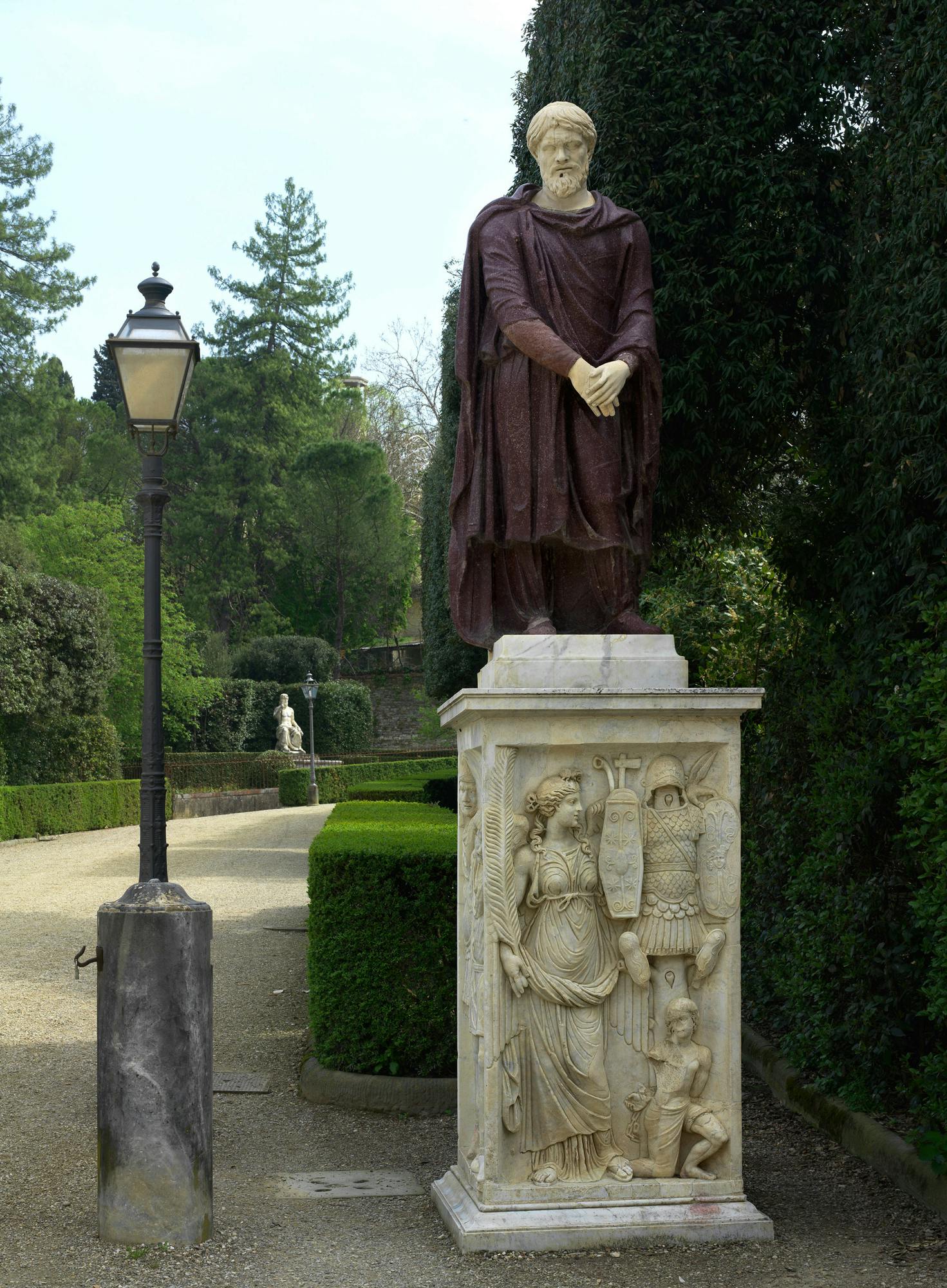 Statua di barbaro prigioniero (Dace capillatus o comatus)