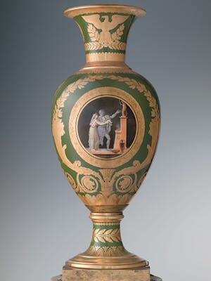 Oval vase