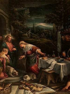 Cristo in casa di Marta, Maria e Lazzaro
