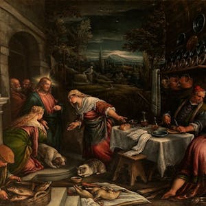Christ in the House of Martha, Mary and Lazarus
