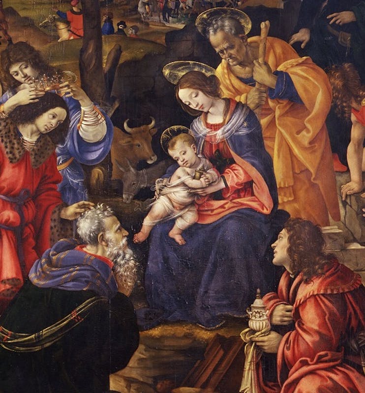 Adoration of the Magi by Leonardo da Vinci