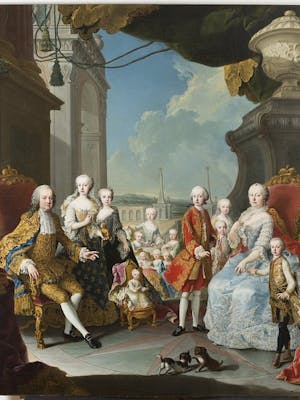 Ritratto di Maria Teresa d’Asburgo, di Francesco I d’Austria e dei loro tredici figli
