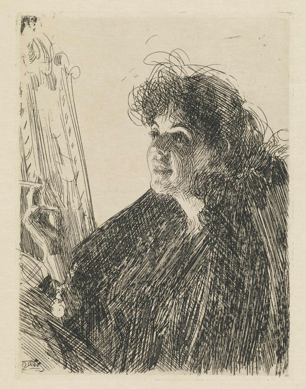 La femme à la Cigarette I (Ritratto della signorina X.)