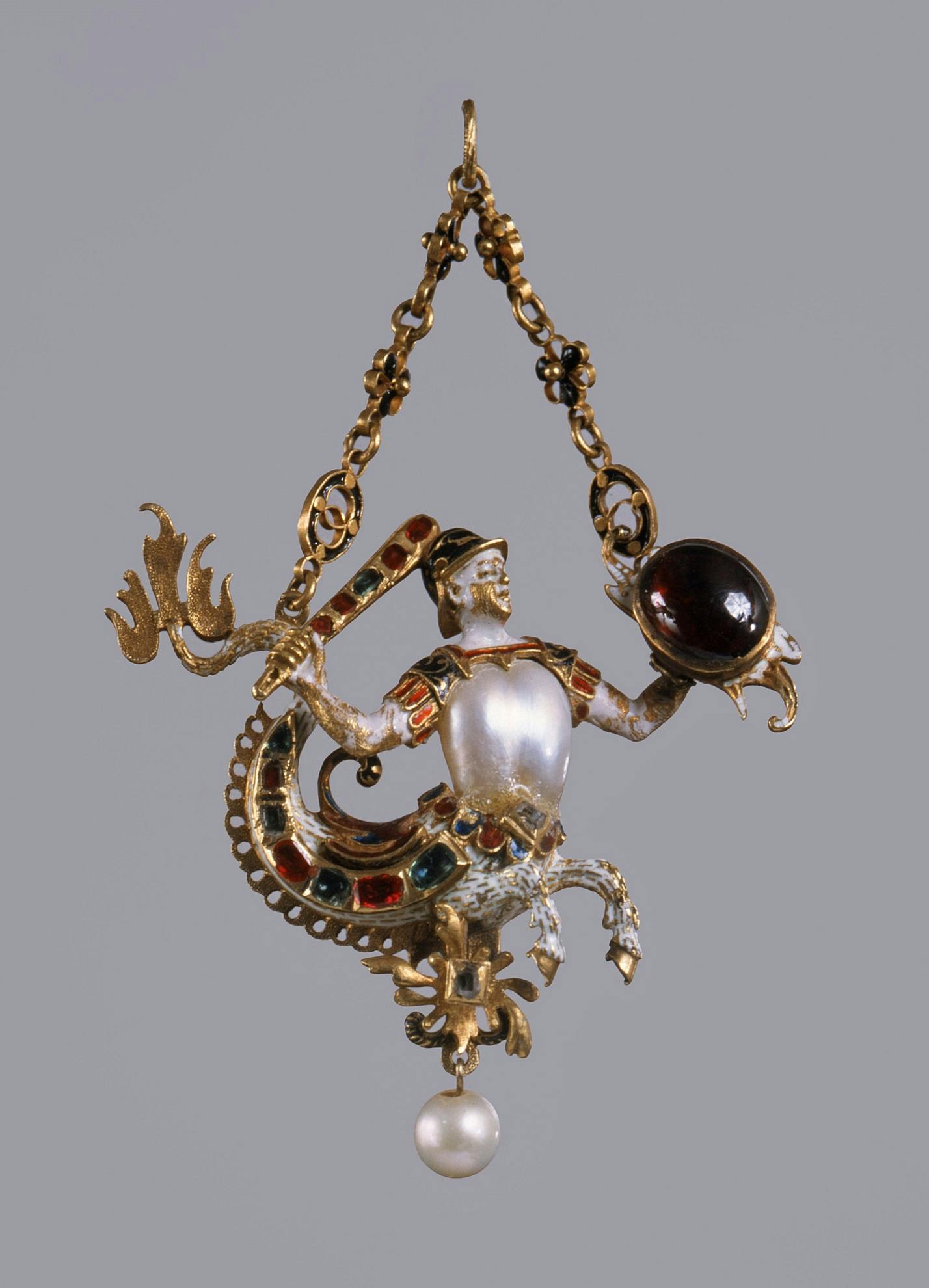 Pendant with triton