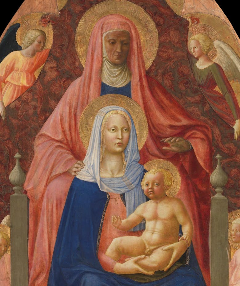 Sant'Anna, la Madonna col Bambino e cinque angeli ("Sant'Anna Metterza") Sant'Anna, la Madonna col Bambino e cinque angeli ("Sant'Anna Metterza")