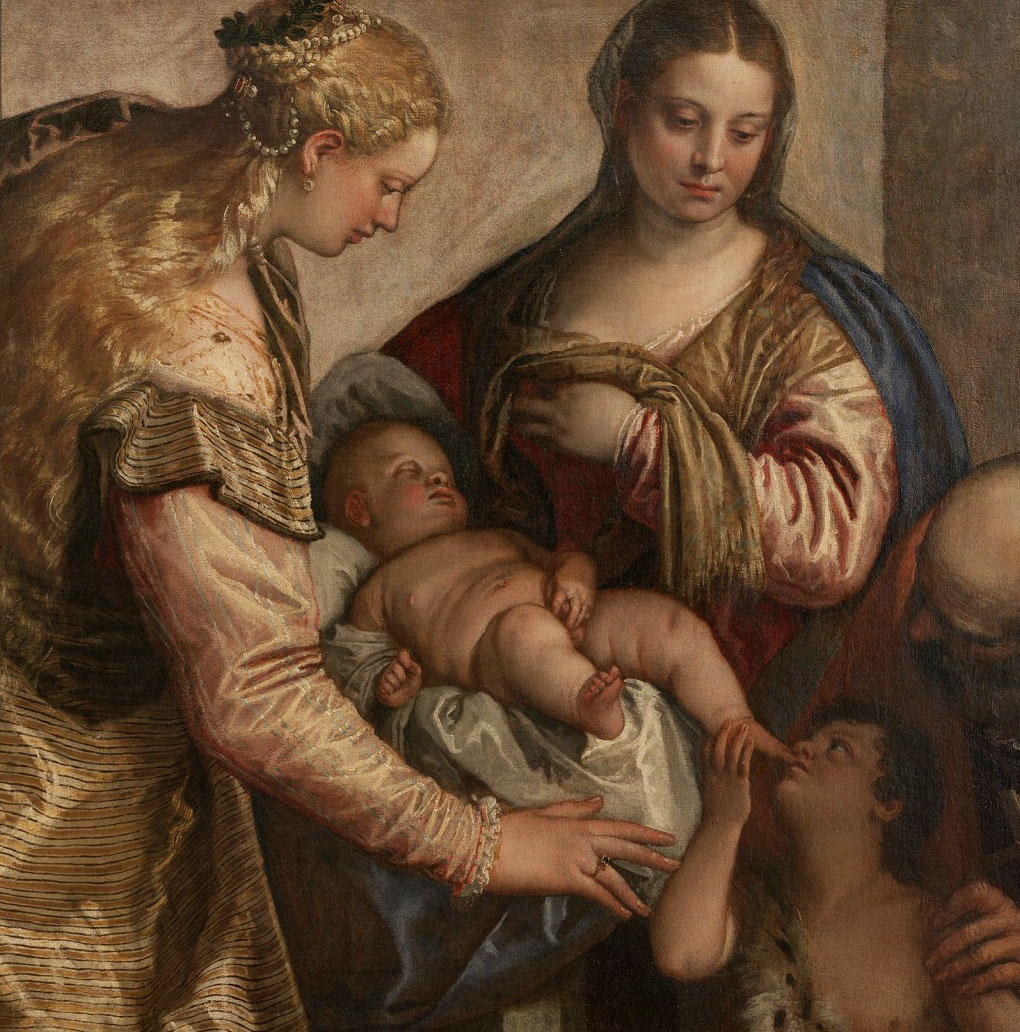 Holy Family with Young St. John and St. Catherine by Veronese