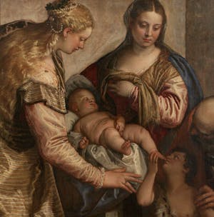 Holy Family with Young St John and St Catherine
