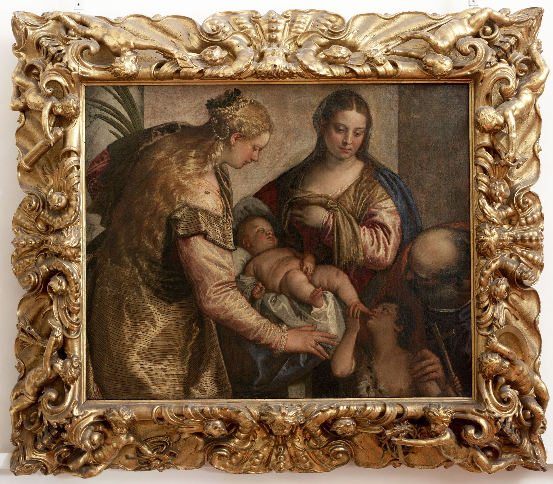 Holy Family with Young St. John and St. Catherine by Veronese