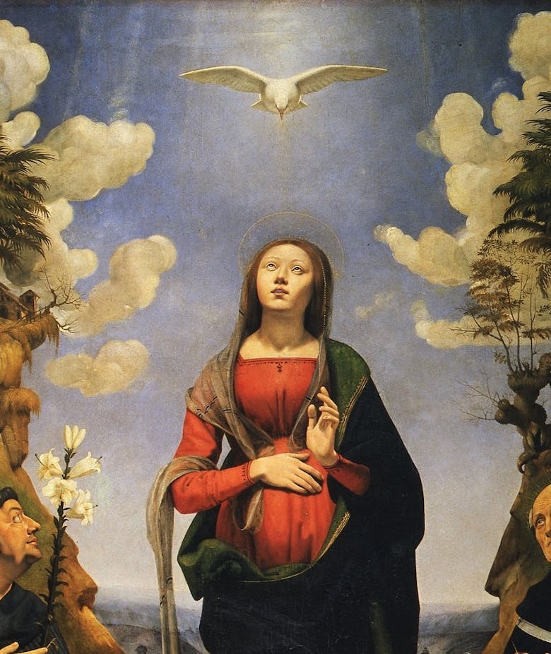 Incarnazione di Gesù e i santi Filippo Benizi, Giovanni evangelista, Caterina d’Alessandria, Margherita, Pietro e Antonino Pierozzi Incarnazione di Gesù e i santi Filippo Benizi, Giovanni evangelista, Caterina d’Alessandria, Margherita, Pietro e Antonino Pierozzi
