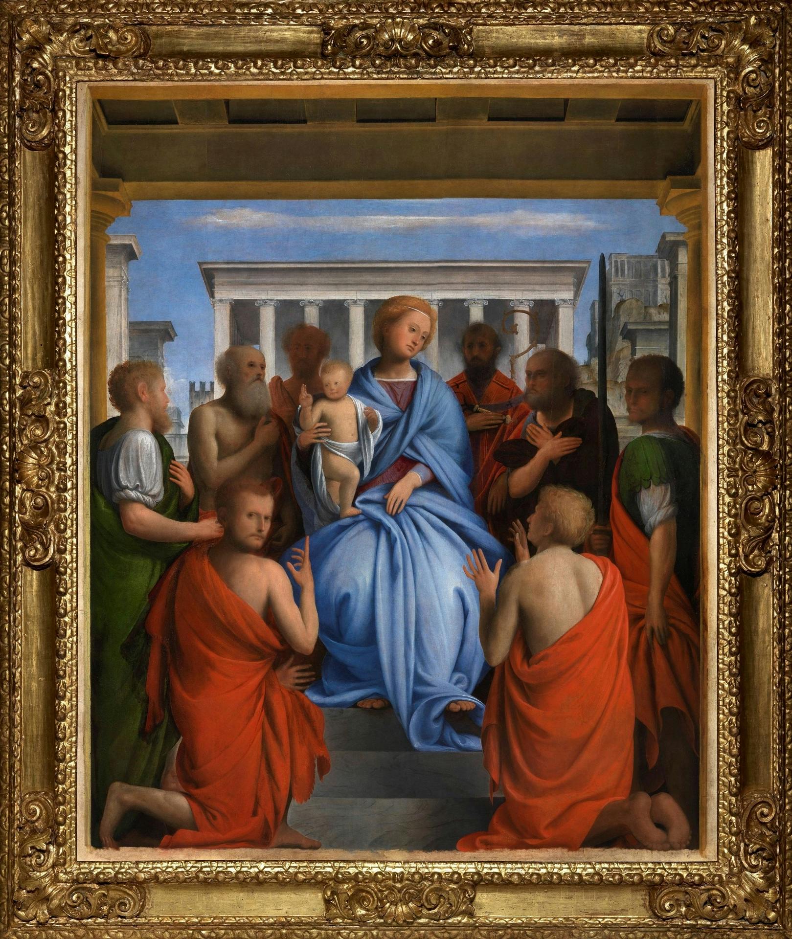 Madonna col Bambino e otto santi