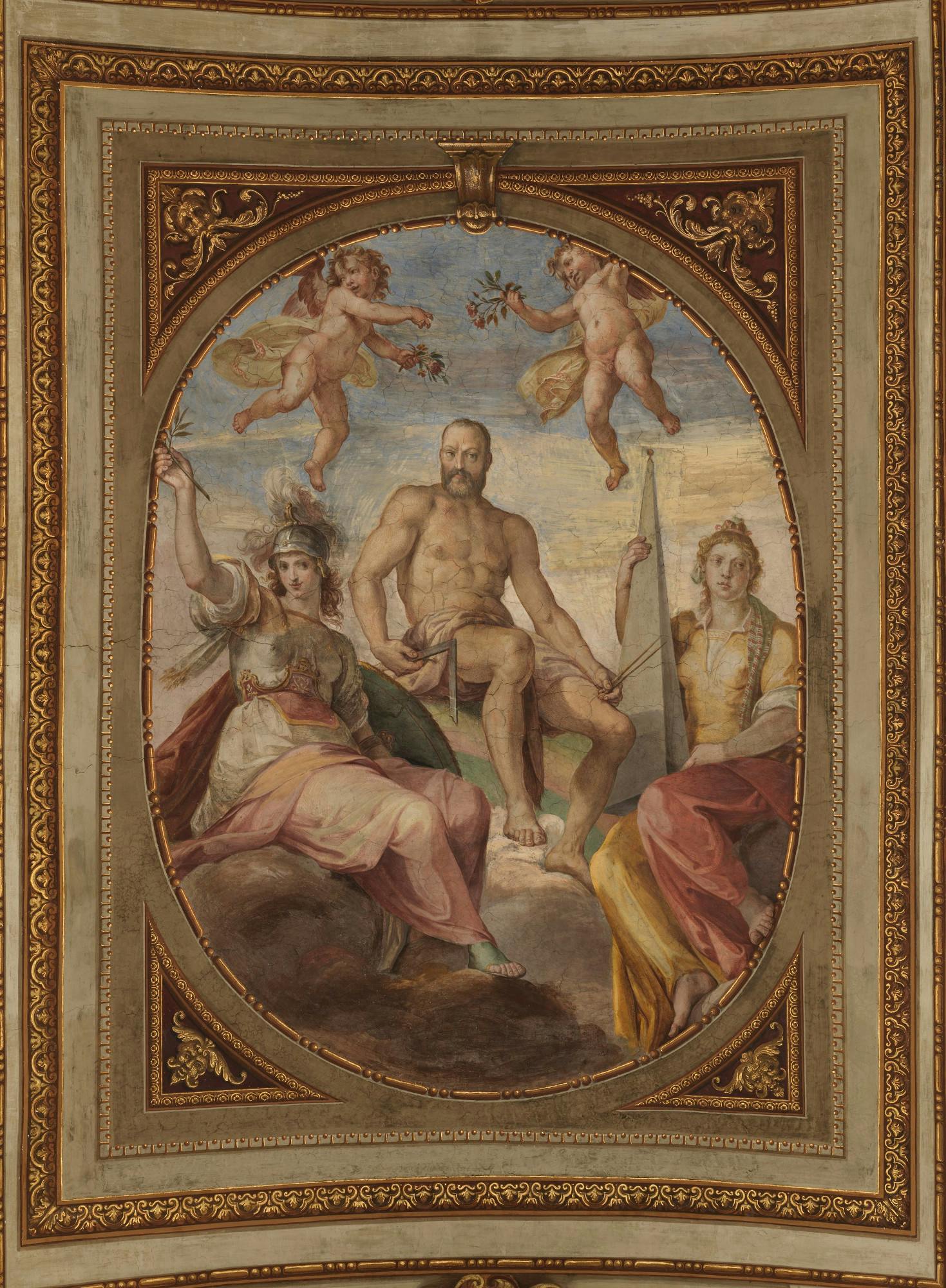 Cosimo I tra Minerva e la Gloria | Cosimo I between Athena and the Glory