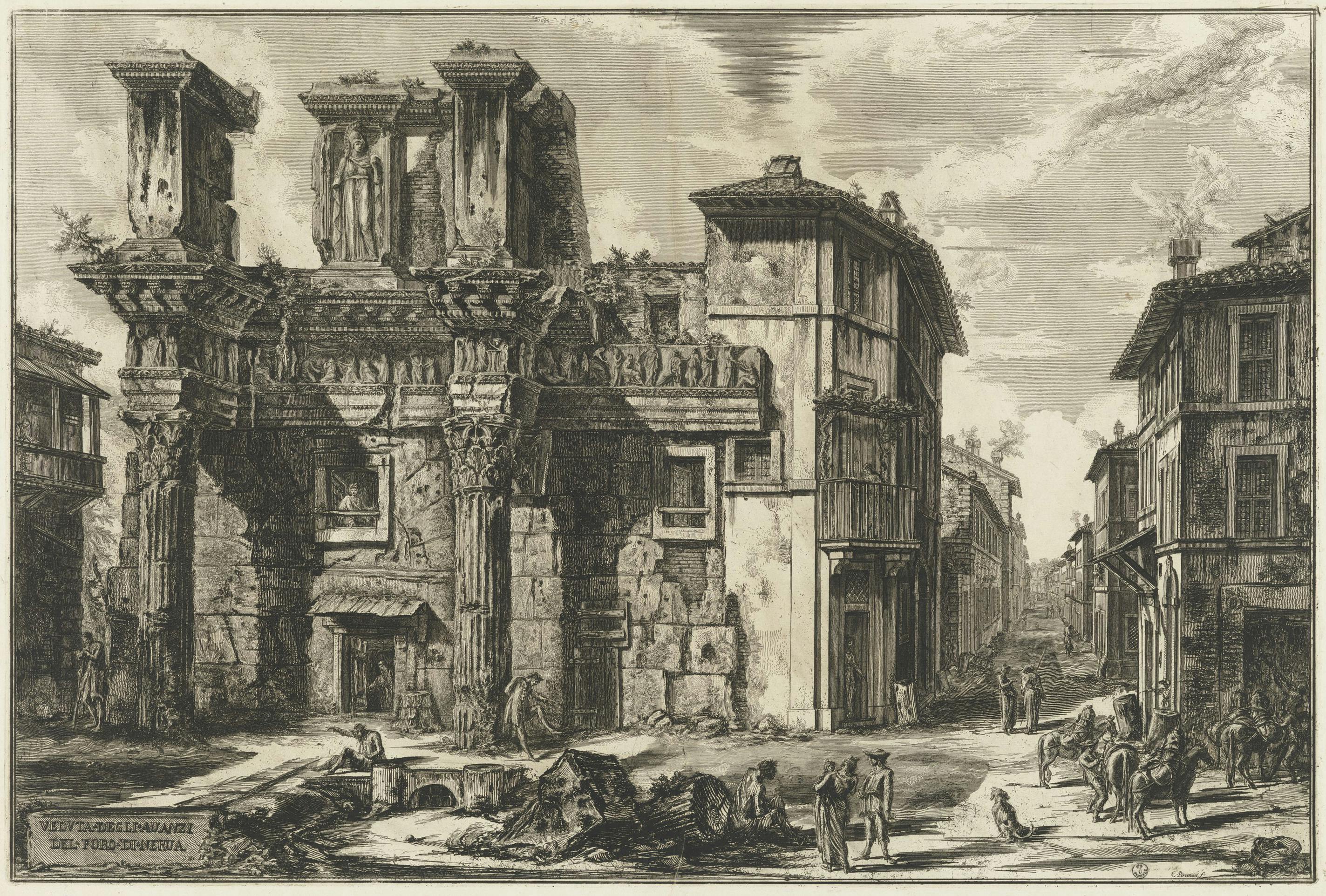 Ruins of the Antonine Baths, in ‘Views of Rome’
