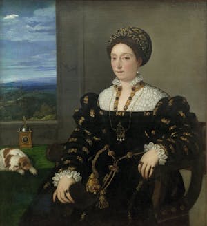 Portrait of Eleonora Gonzaga, Duchess of Urbino