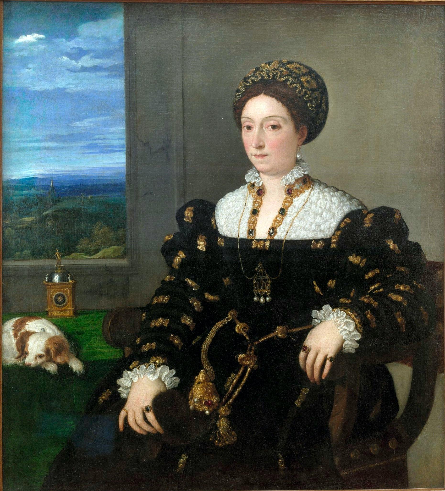 Portrait of Eleonora Gonzaga, Duchess of Urbino