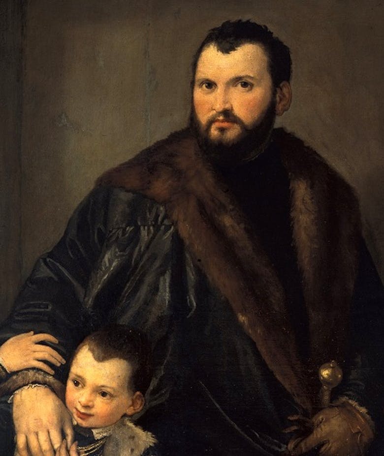 Ritratto di Giuseppe da Porto con il figlio Adriano Ritratto di Giuseppe da Porto con il figlio Adriano