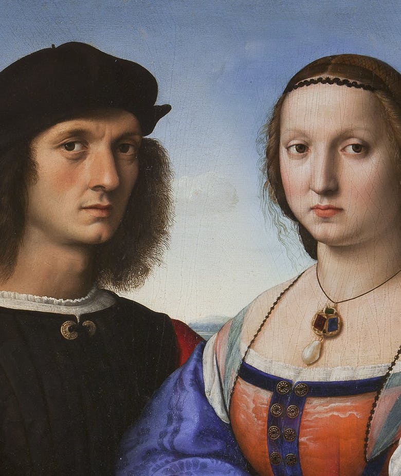 Ritratti di Agnolo e Maddalena Doni (recto); Il Diluvio e Deucalione e Pirra (verso) Ritratti di Agnolo e Maddalena Doni (recto); Il Diluvio e Deucalione e Pirra (verso)