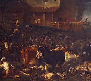 The Market or The Fair of Poggio a Caiano