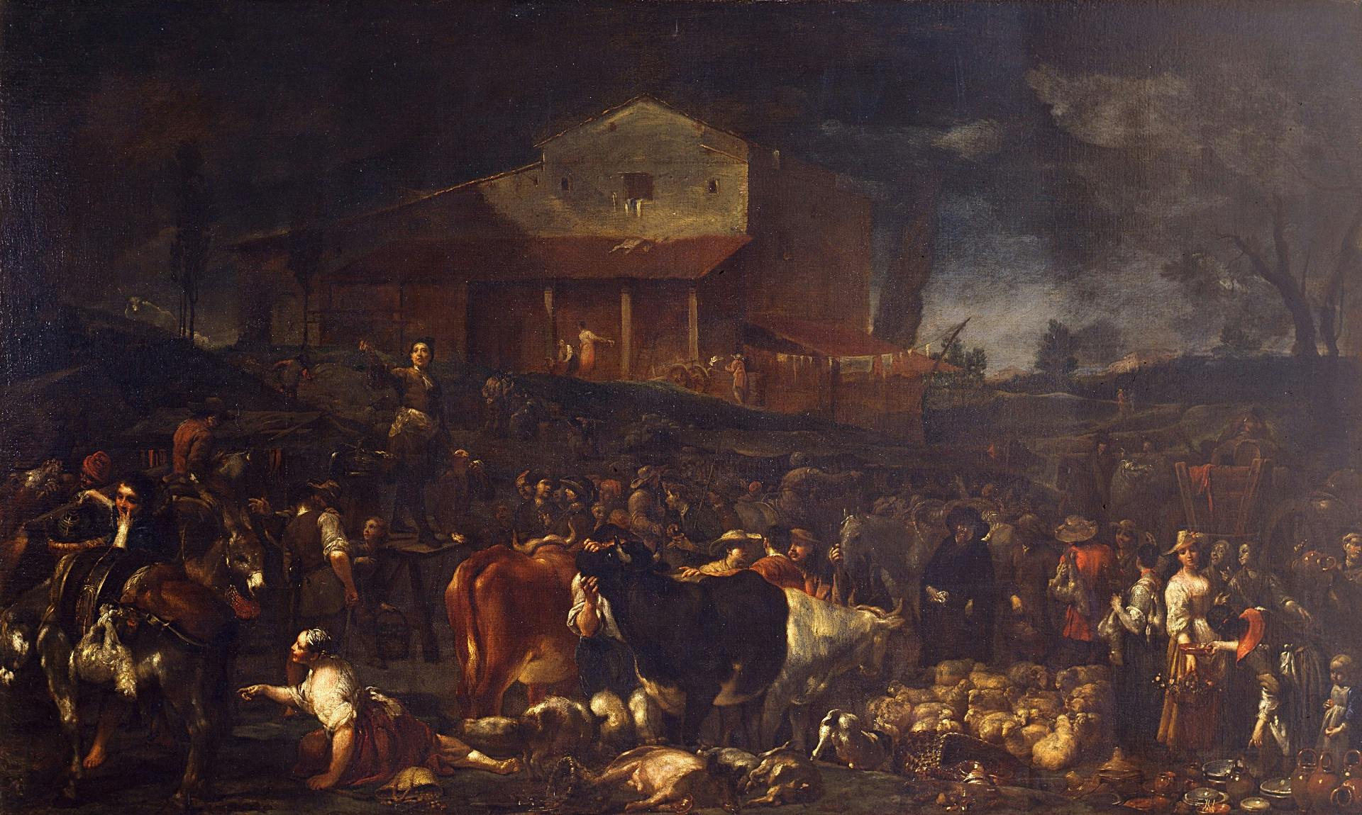 The Market or The Fair of Poggio a Caiano