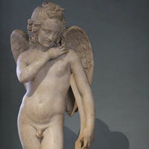 Cupid with bow