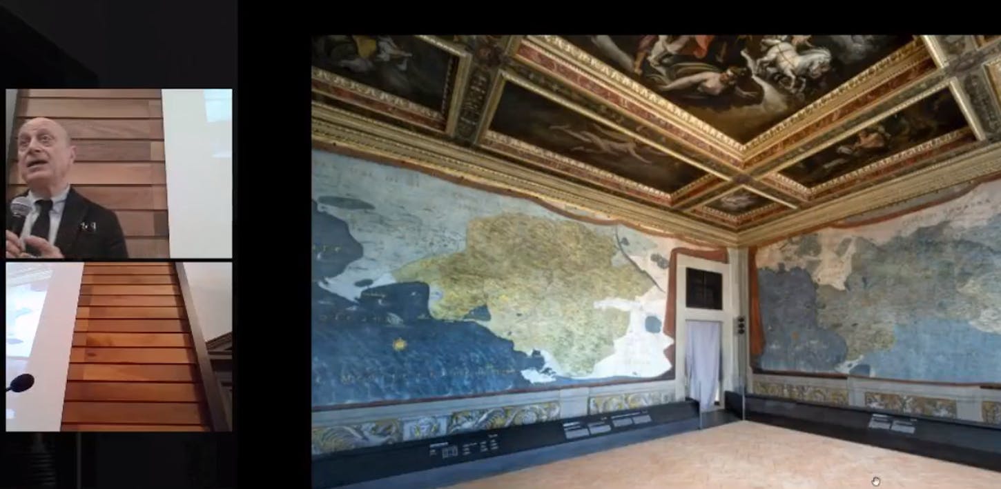 Presentazione del volume "Il terrazzo delle carte geografiche agli Uffizi"