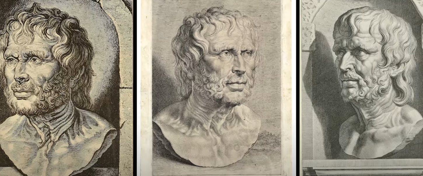 The face of Seneca