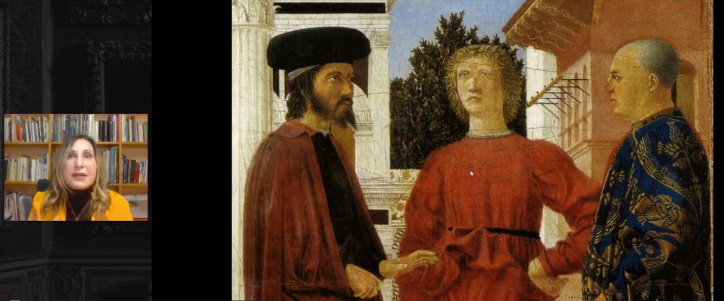 Claudio Strinati e Sandra Marraghini - La flagellazione e il Sogno di Costantino di Piero della Francesca tra prospettiva e cosmografia