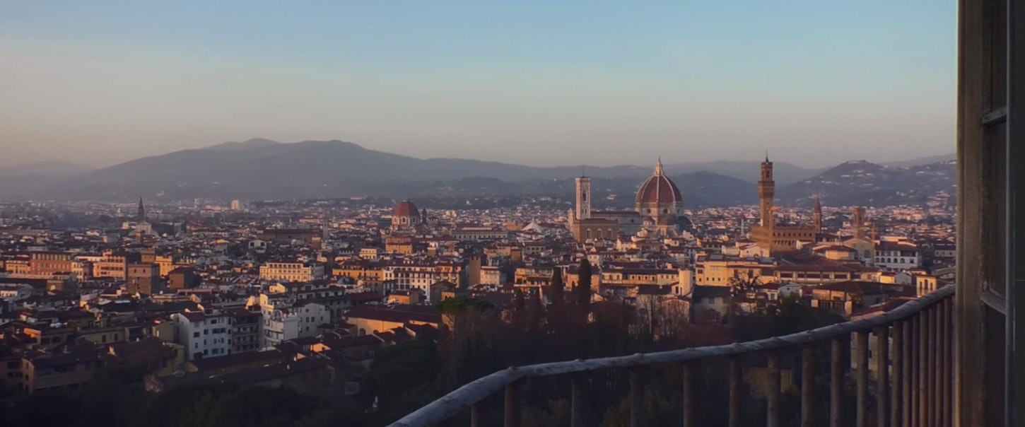 Il Paesaggio. Una terrazza su Firenze