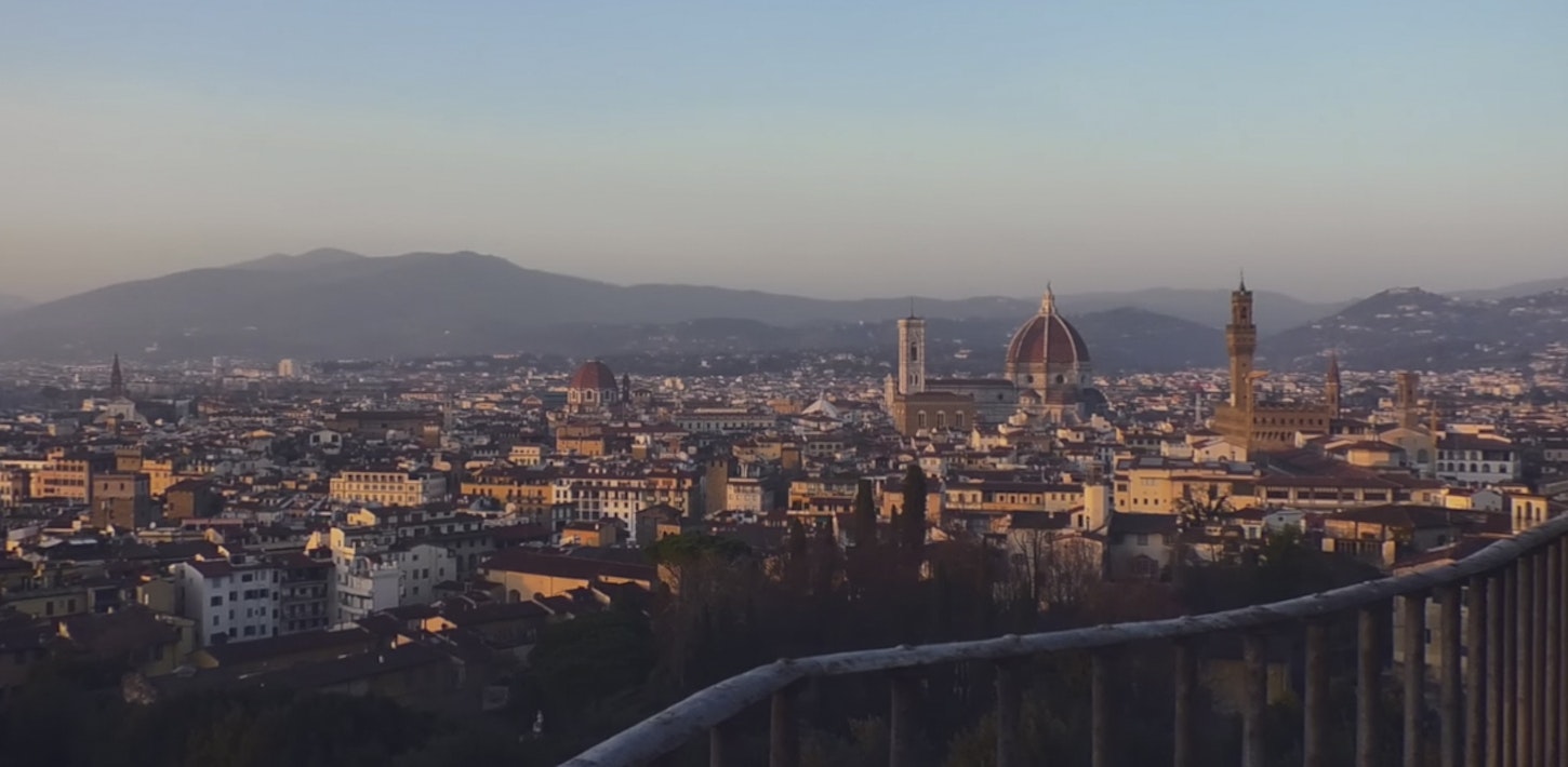 Il Paesaggio. Una terrazza su Firenze